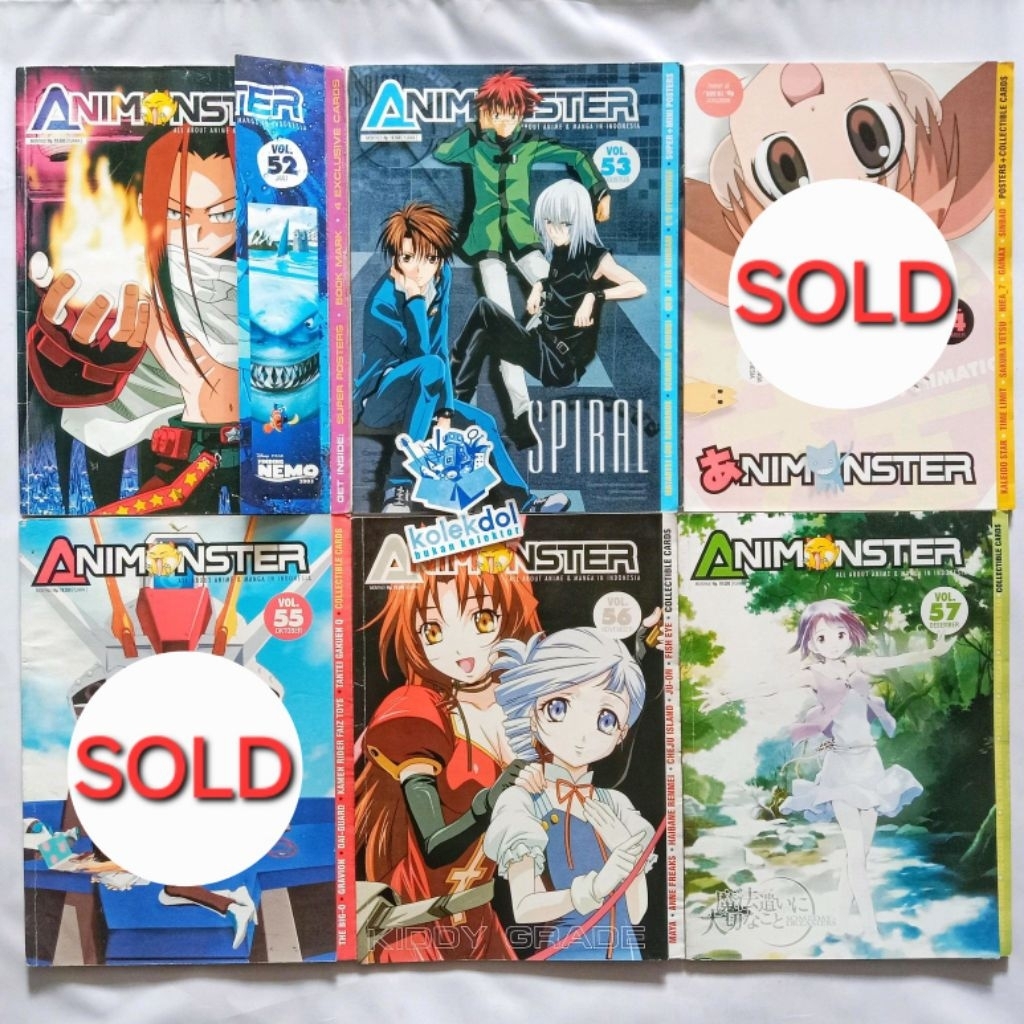 Majalah Anime & Manga - Animonster