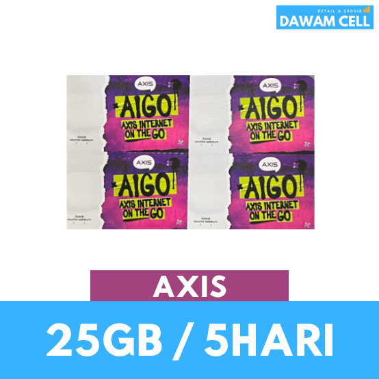 VOUCHER AXIS 25GB 5HARI (NASIONAL 24GB)