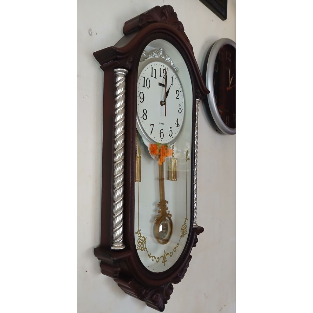 Jam dinding bandul dan melody SAKANA 922 besar/tinggi 78 cm