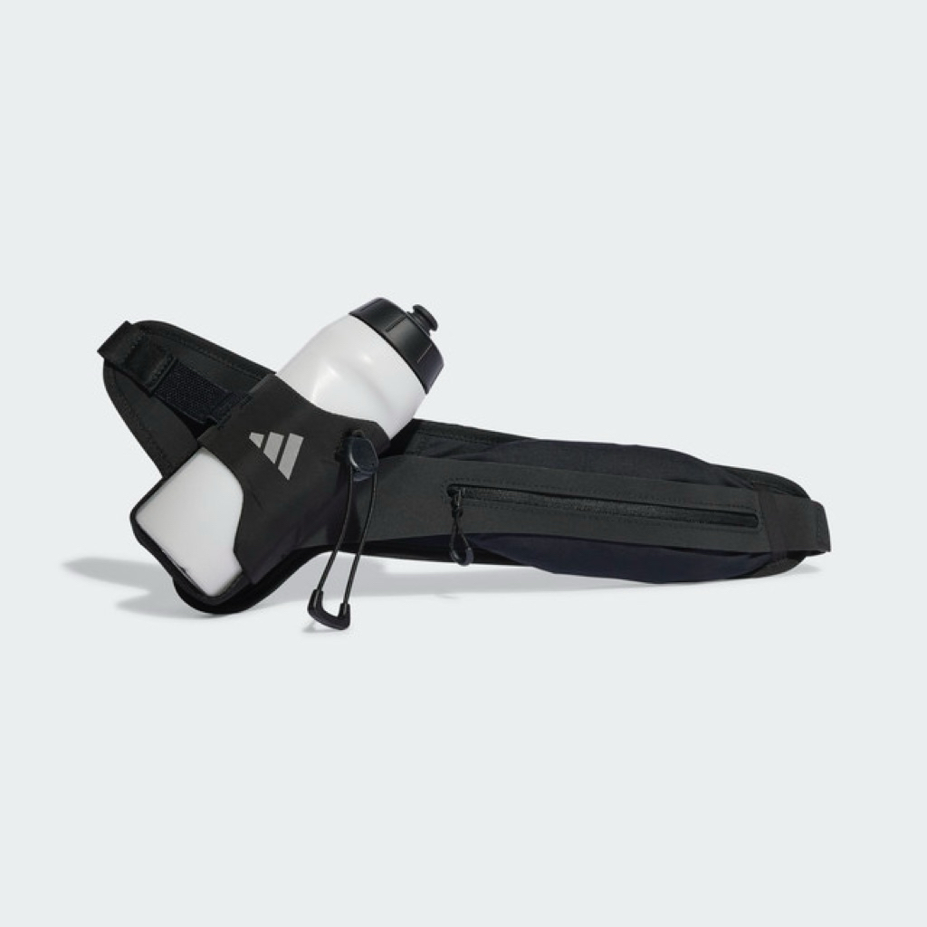 New Adidas Running Bottle Bag in Black