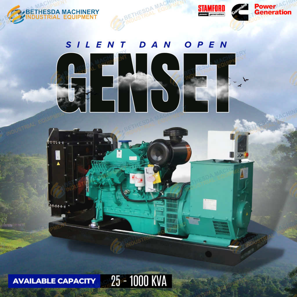 Genset 40 Kva Cummins Stamford Ultra Silent Proof