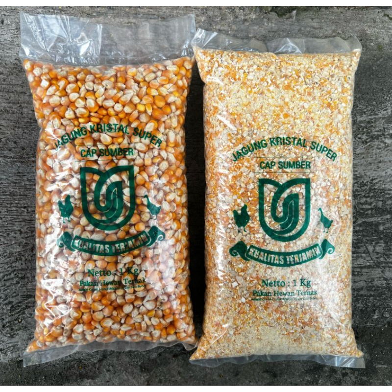 PAKET JAGUNG 1 KG & JAGUNG GILING 1 KG CAP SUMBER