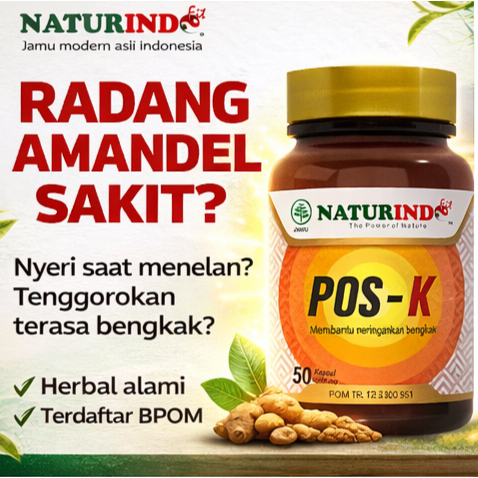 Obat amandel bengkak anak Pos K Naturindo