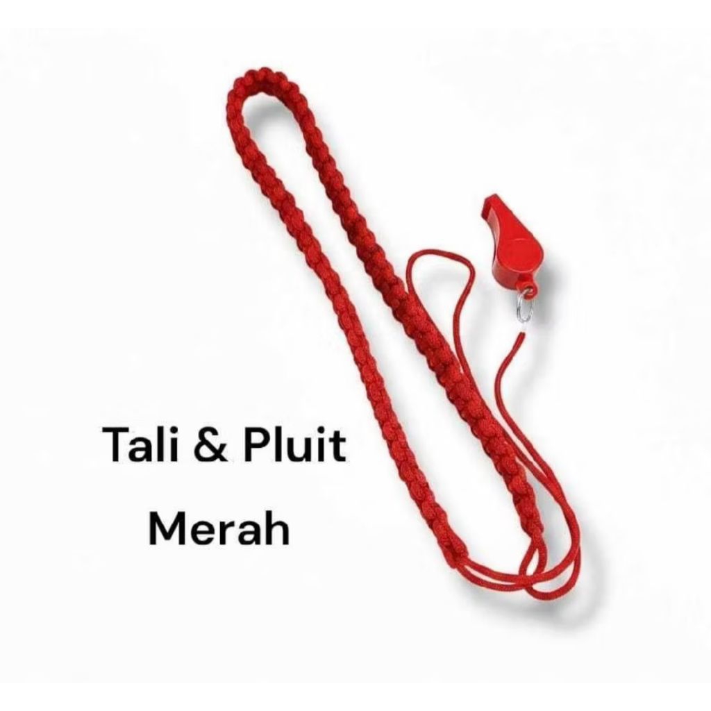 Tali Pluit Pramuka Merah + Pluit,SD SMP SMA