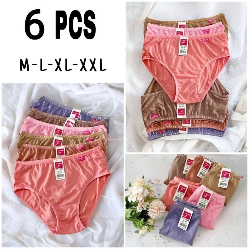 TERLARIS (COD) PROMO CELANA DALAM 12 PCS CELANA DALAM NYAMAN WANITA KATUN IMPORT / Celana dalam wani
