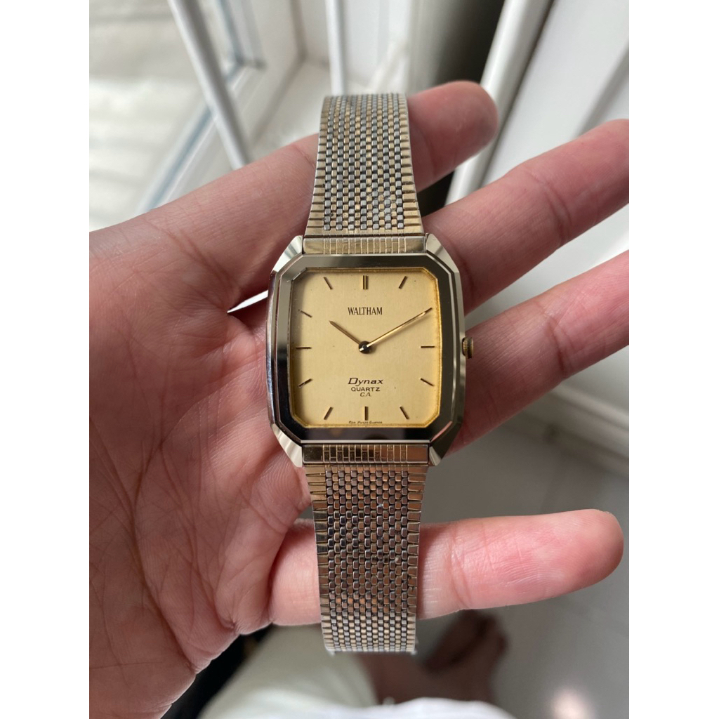 Waltham Dynax CA Swiss Made Case Tungsten Carbide Kaca Sapphire anti baret - body ultra thin , quart