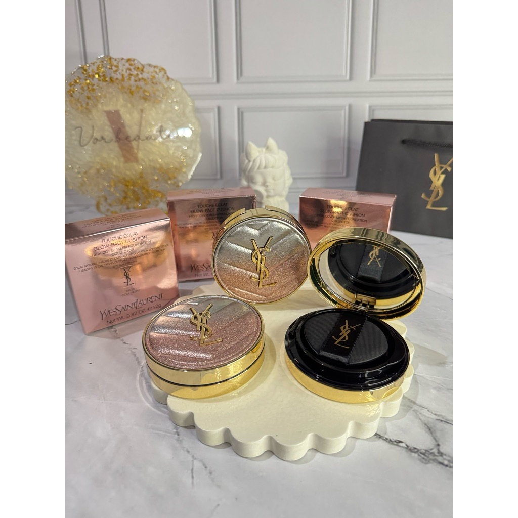 Cushion Pink Valentine Limited Edition Case Ysl Full Set (Case + Isi)