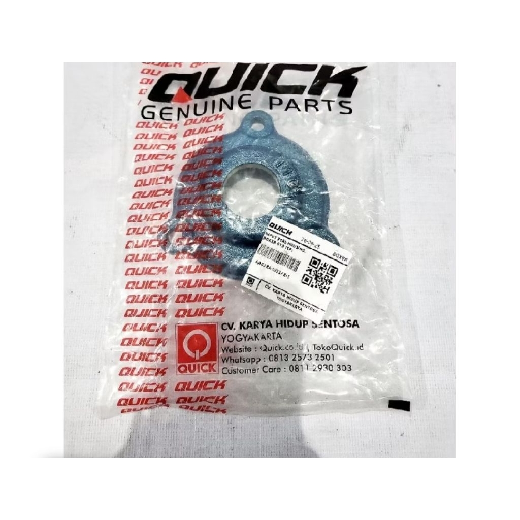 Input Seal Housing Boxer Traktor Quick Original / Tutup As Puley Belakang Traktor Quick / Tutup Inpu