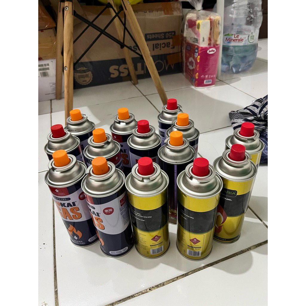TABUNG GAS PORTABLE KOSONG + TUTUP