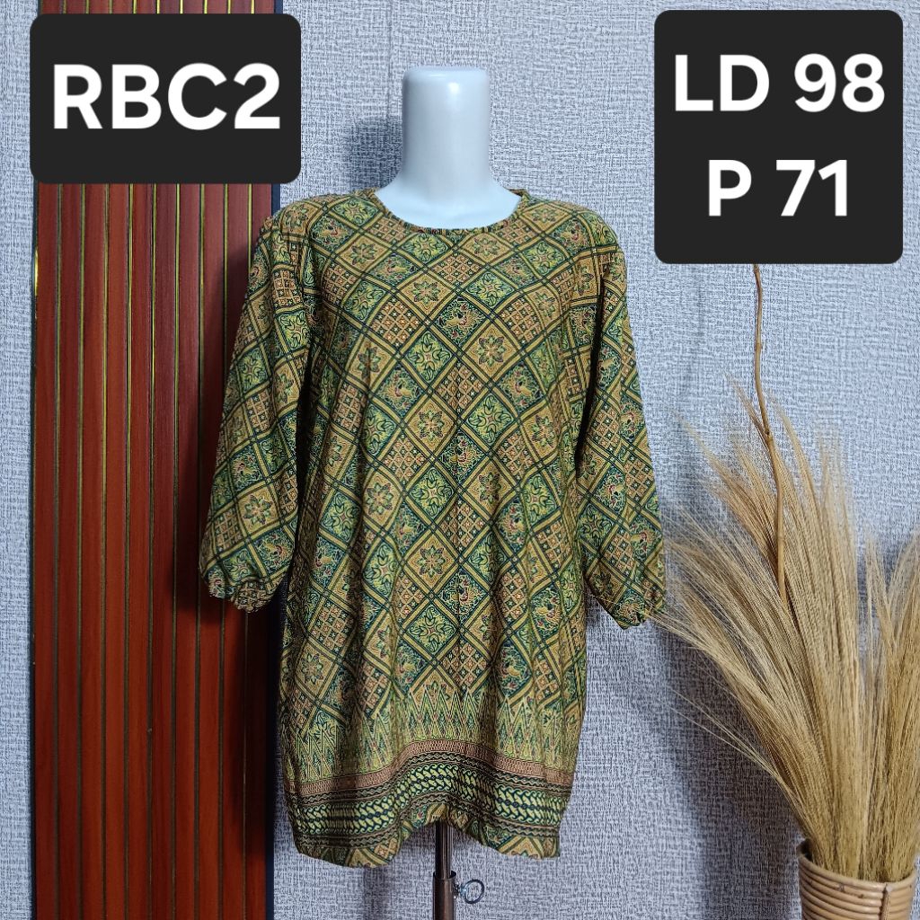 Preloved Batik Wanita Atasan Tradisional