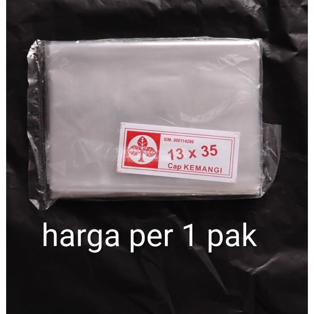 PLASTIK TAHU TEMPE 13X35 PLASTIK PP BENING TIPIS 13X35
