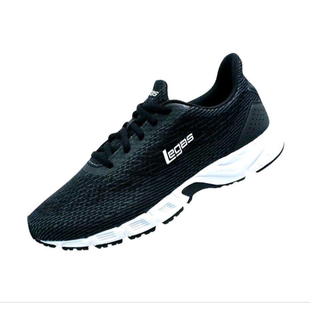 Sepatu League Legas Hitam Pluramus original running shoes sale promo murah