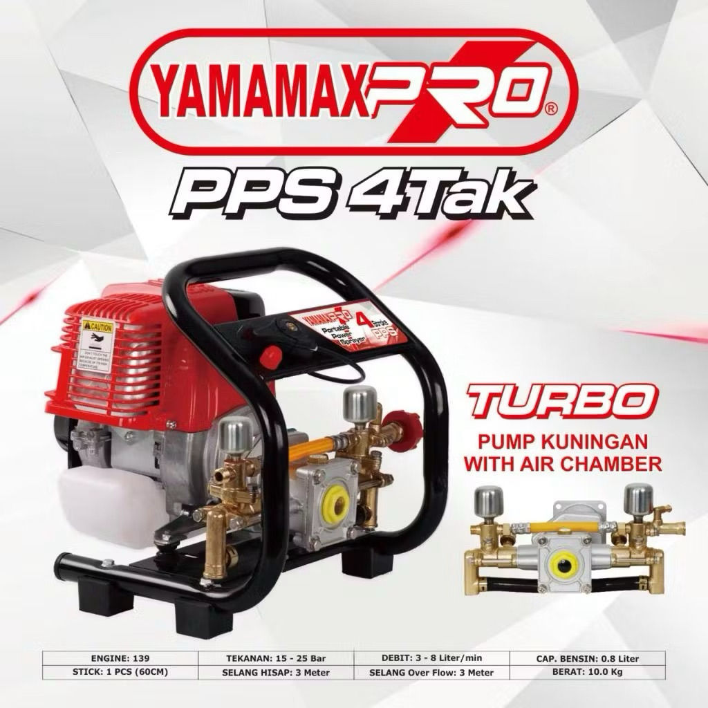 Portable Power sprayer yamamax pro 4 tak TURBO