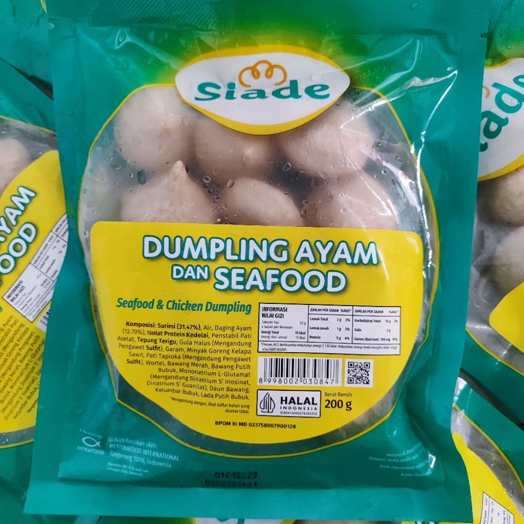 Siade Dumpling Ayam Dan Seafood 200g