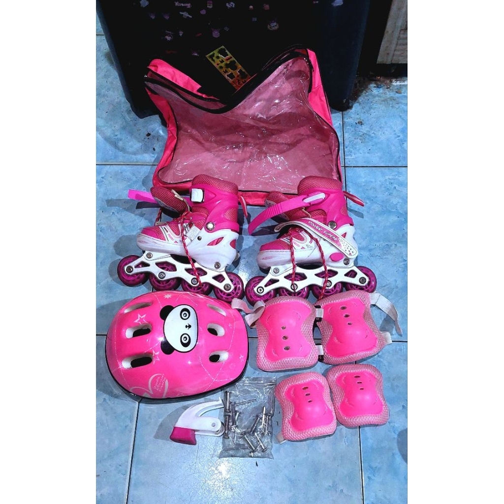 Sepatu Roda Anak Preloved Set Murah