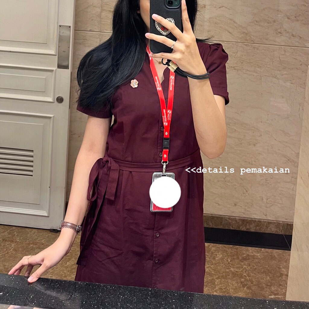 Burgundy Dress