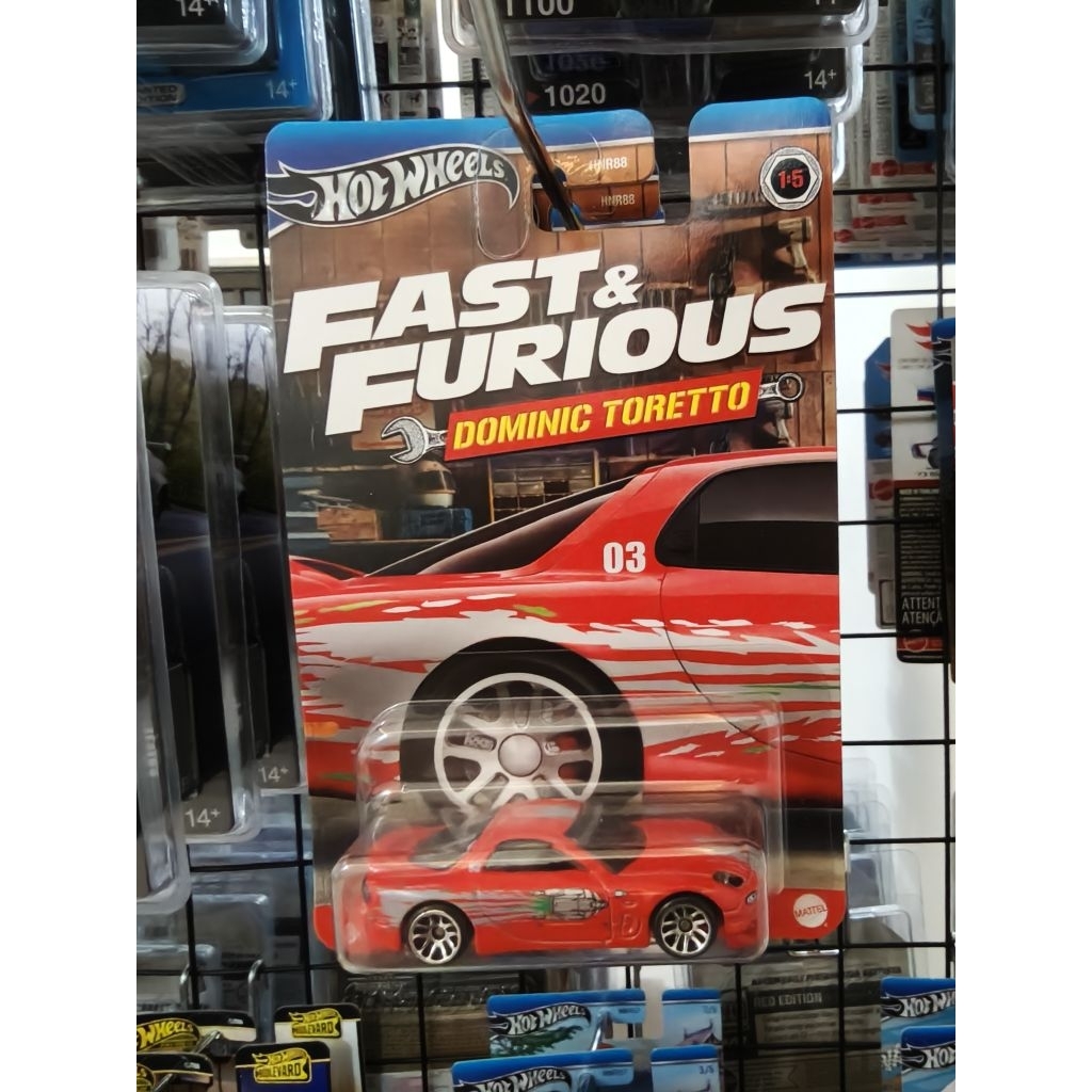 Hot Wheels Mazda RX 7 Fast Furious Dominic Toretto Original SNI