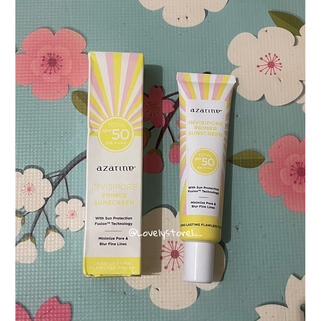 Azarine Invisipore Primer Sunscreen SPF 50 PA++++ 30gr Primer Makeup Pore Blurring Azarine Invisipor