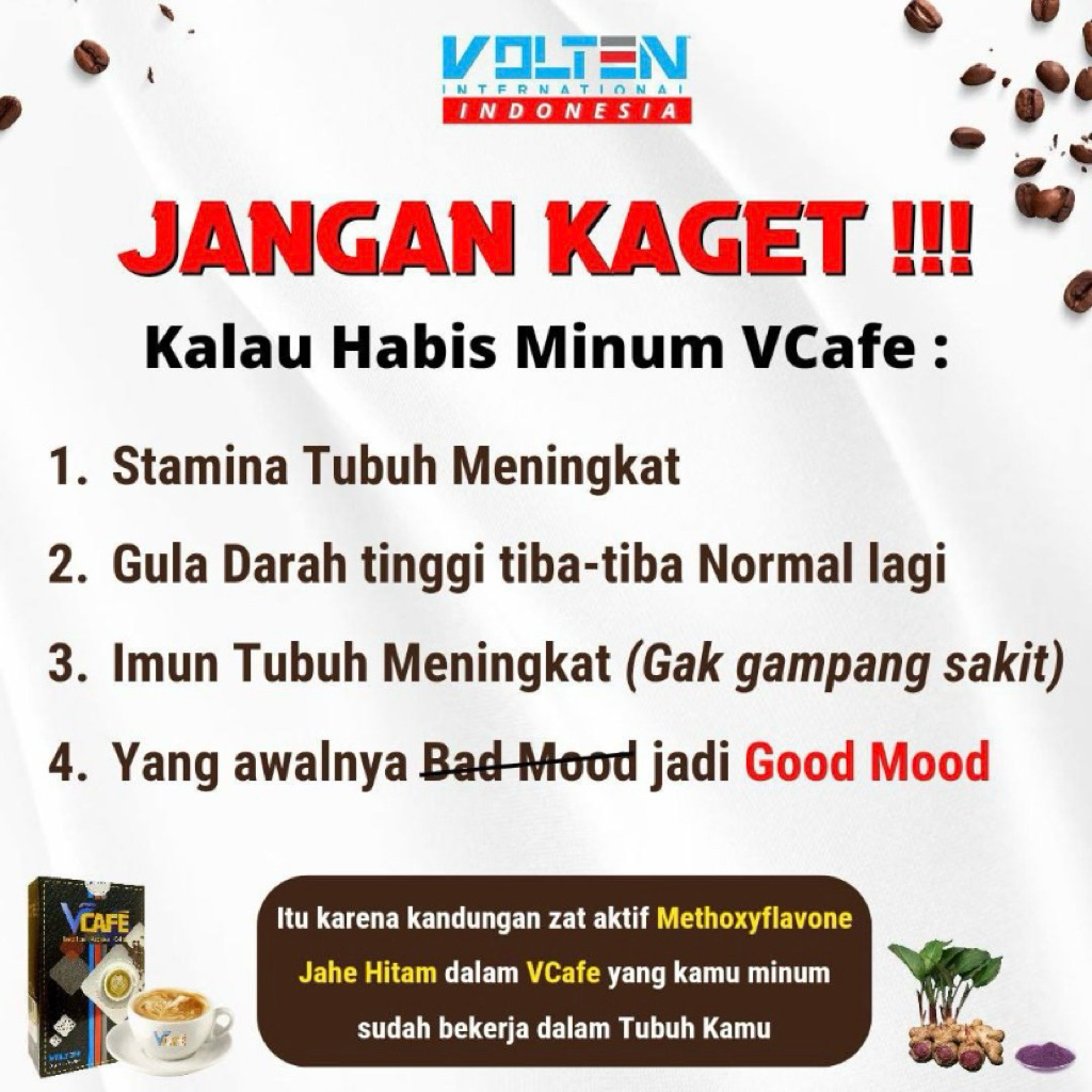 minuman kopi jahe hitam