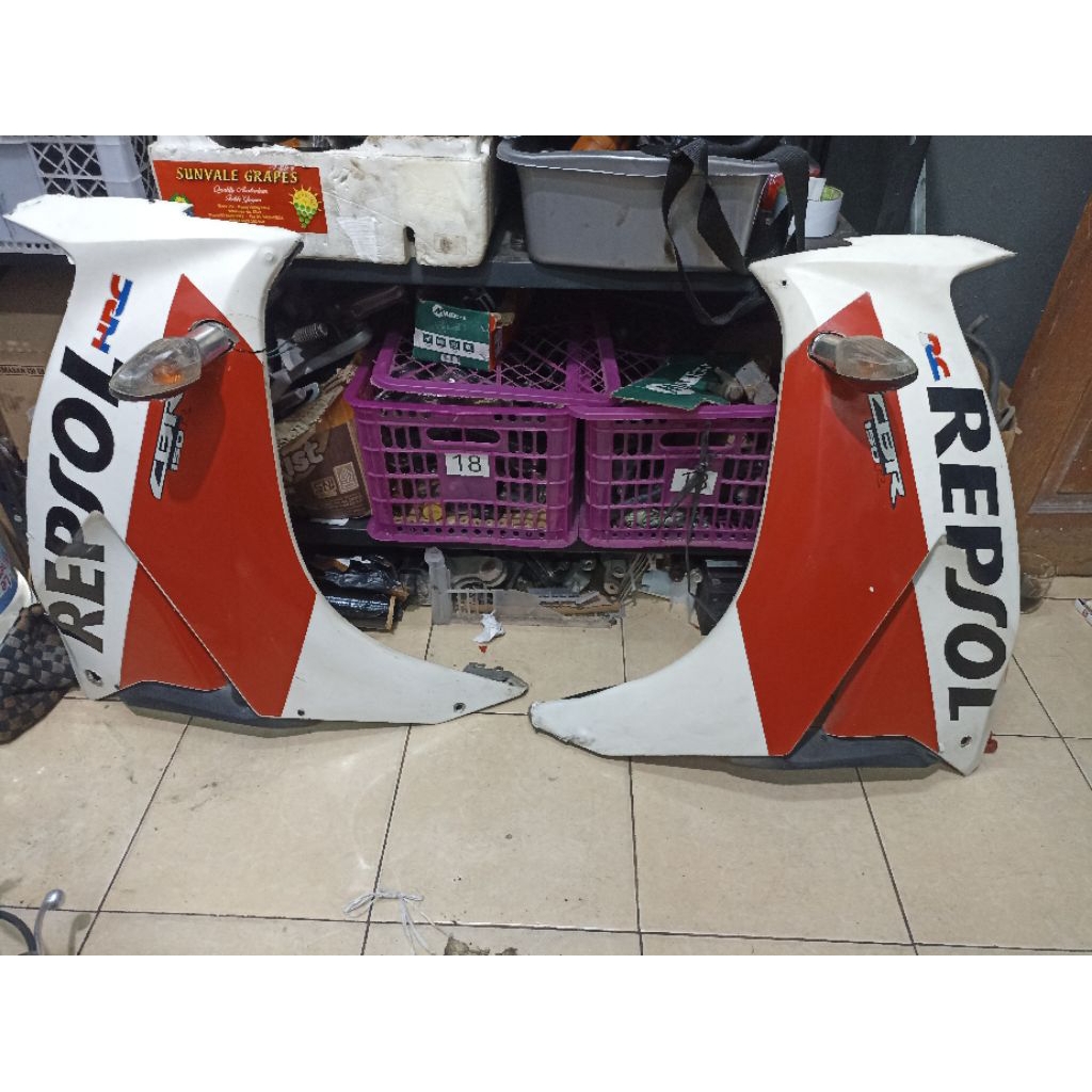 fairing cbr k45a original kondisi bahan