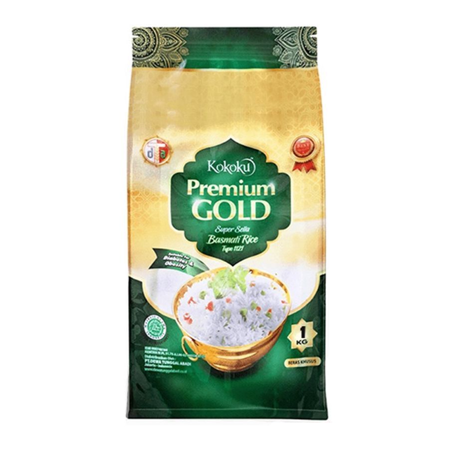 Kokoku Beras Basmati Premium Gold 1kg