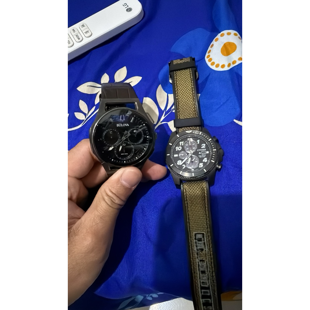 Jam Tangan Bulova Curv Original – Chronograph Black Elegant