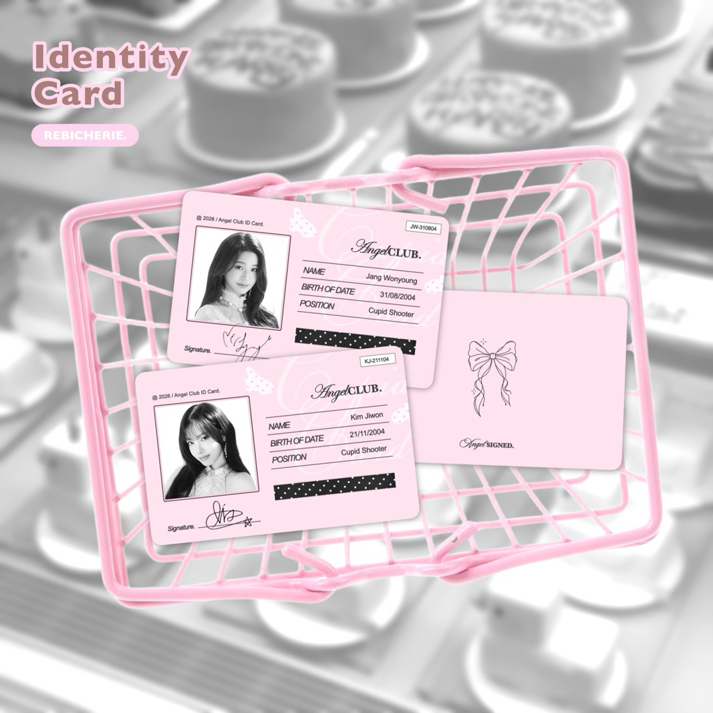 Identity Card IVE DIVE Kartu Identitas ID Club Photocard Deco PC K-pop Gaeul Yujin Rei Wonyoung Liz 