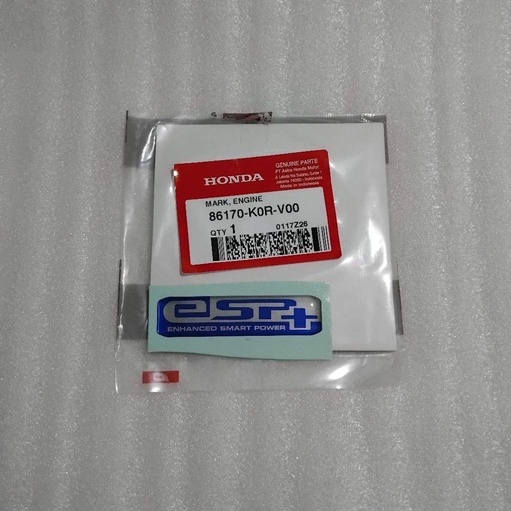 3D Emblem eSP+ – Honda PCX 160 K1Z / Mark Engine - 86170K0RV00
