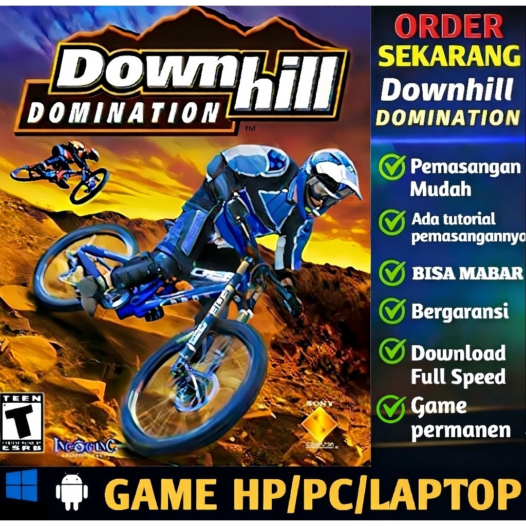 DOWNHILL DOMINATION PS2 - GAME HP/LAPTOP/PC