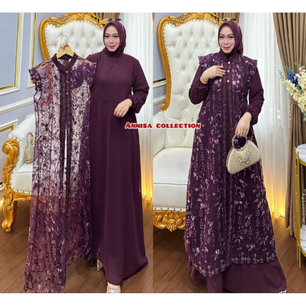 GAMIS BRUKAT/GAMIS CERUTY BABYDOLL/GAMIS MODEL ROMPI /GAMIS MODEL AUTET/GAMIS BRUKAT MEWAH(BISA COD)