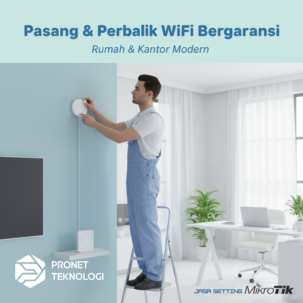 Jasa Setting Mikrotik Profesional | Voucher Wifi, Pisah Trafik, Load Balance | Full Support