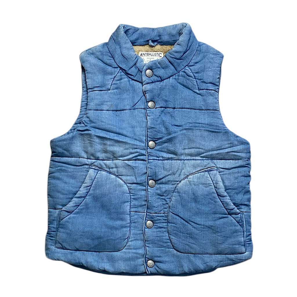 Anti Ballistic denim puffer vest rompi second