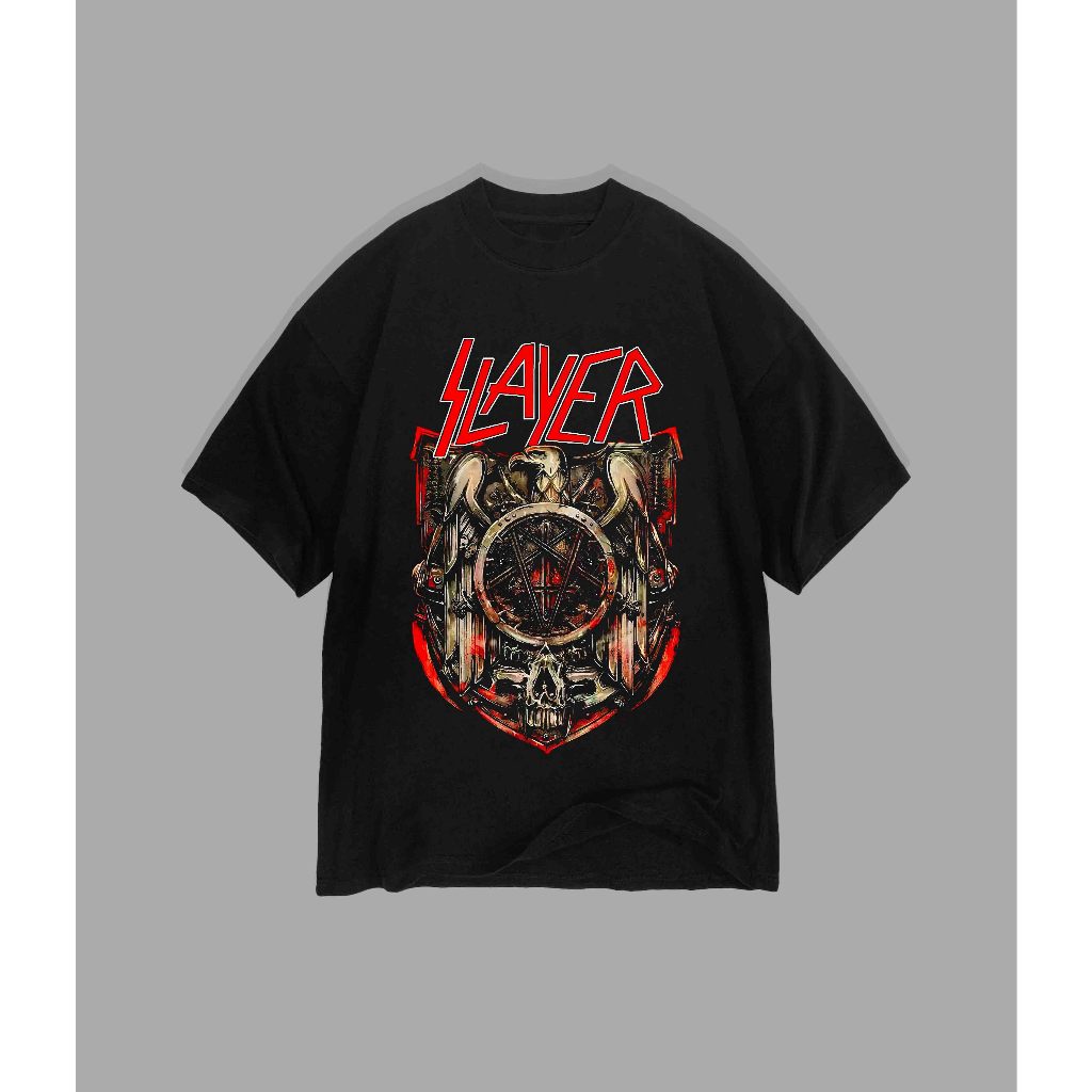 Kaos Band Slayer Eagle Skull T-shirt