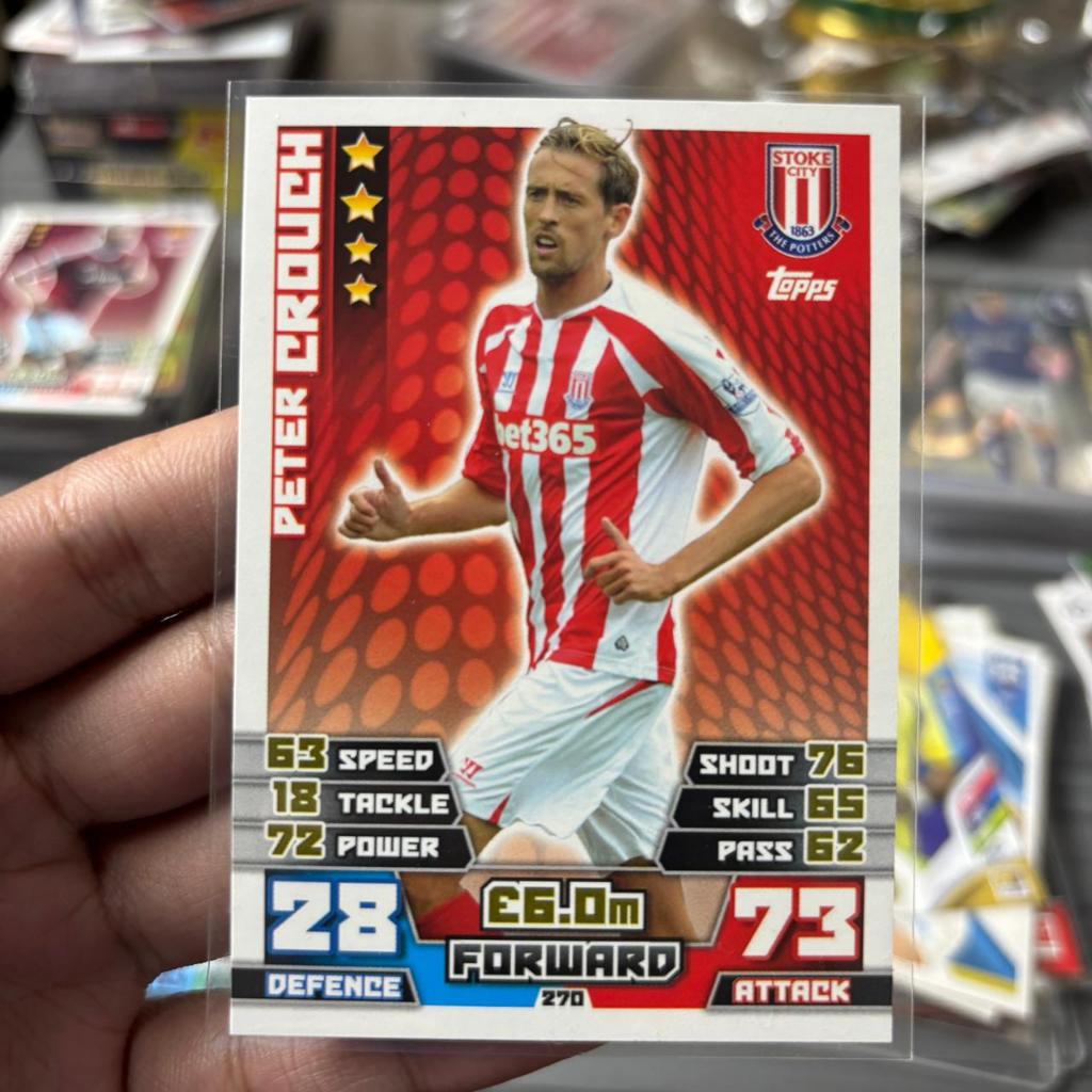 Kartu Bola Crouch Stoke City Topps Original
