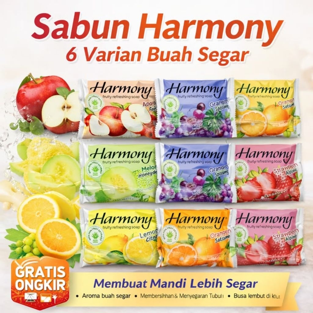 Sabun Harmony termurah / sabun batang HARMONY 70gr