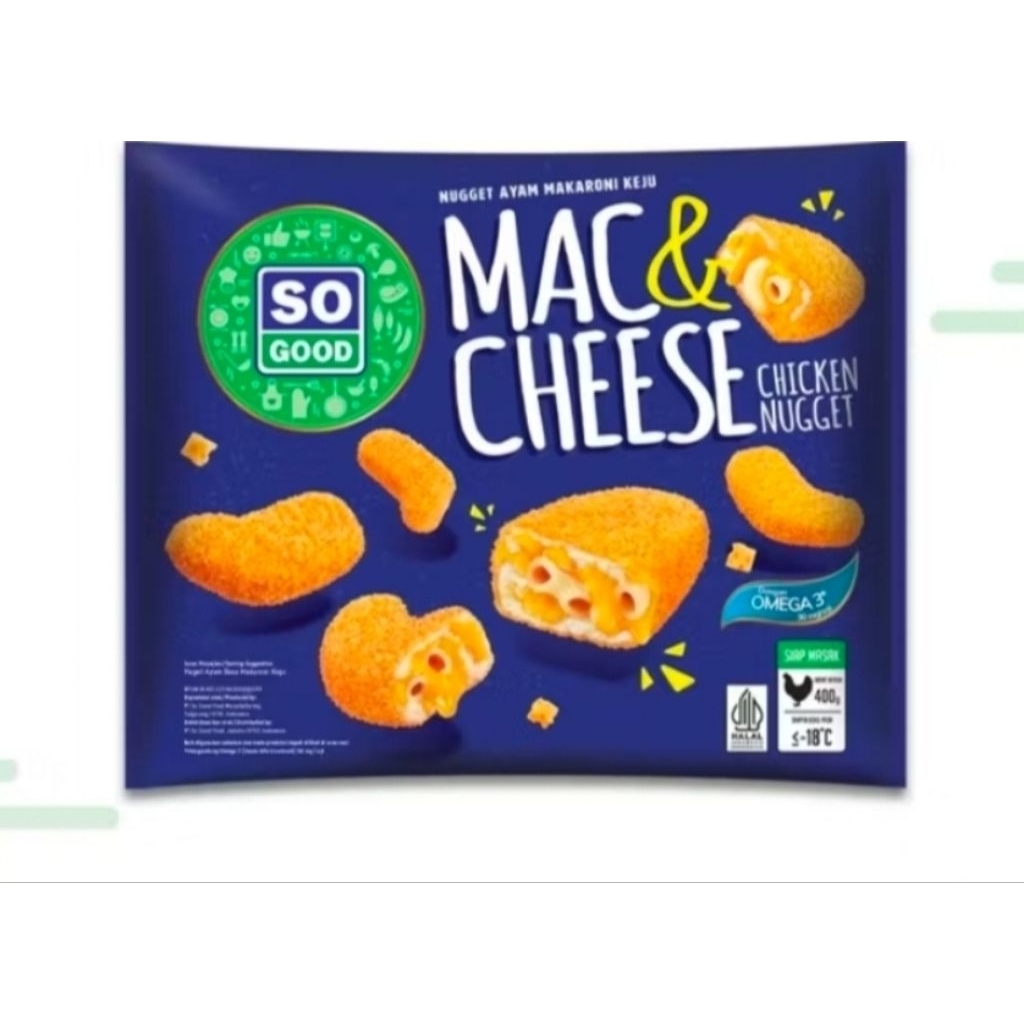 Nugget Keju So Good 400 Gram - Gurih, Lembut, Kriuk