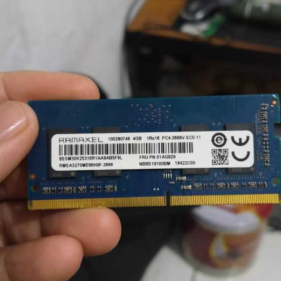 RAM Laptop 4GB DDR4 2666MHz Ramaxel PC4-2666V Original Copotan Lenovo