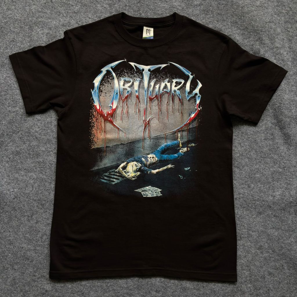 Kaos Obituary – Slowly We Rot Tshirt