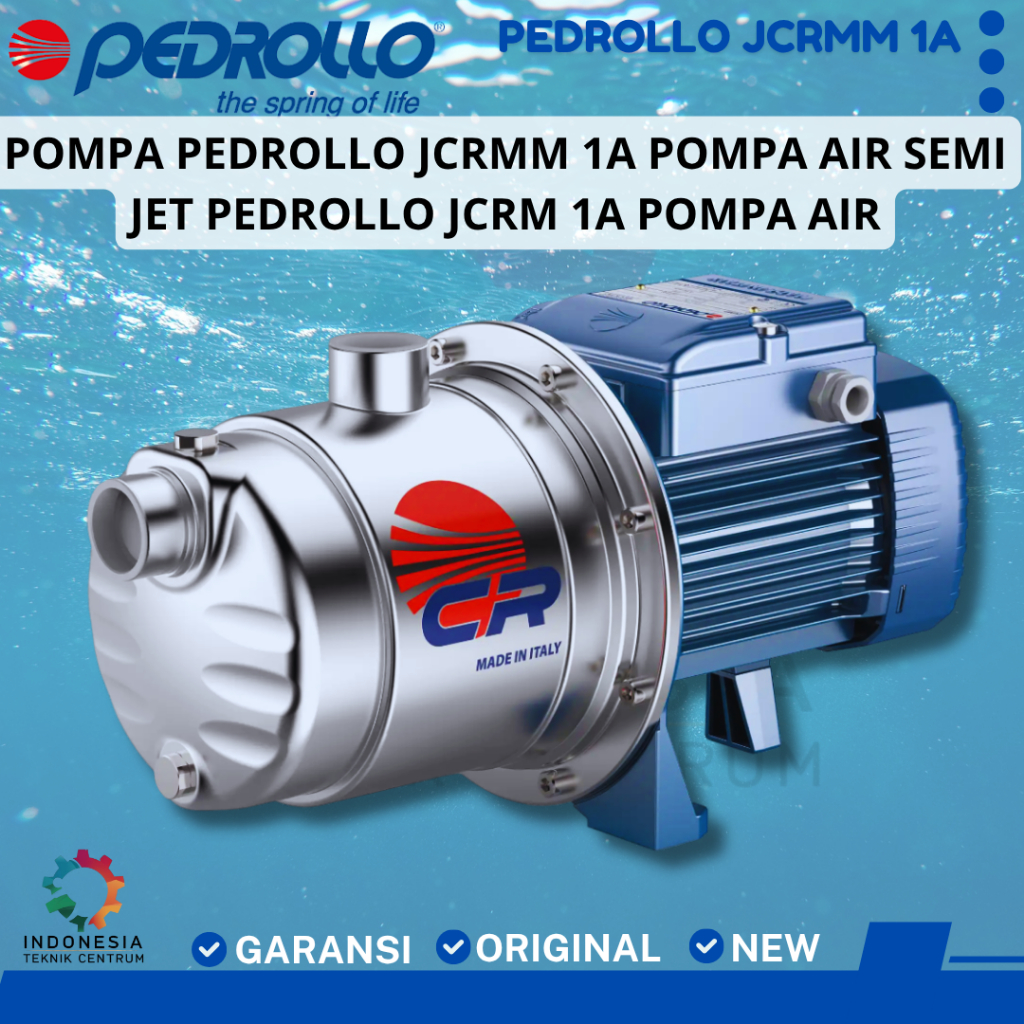 Pompa Pedrollo JCRMm 1A Pompa Air Semi Jet Pedrollo JCRm 1A Pompa Air