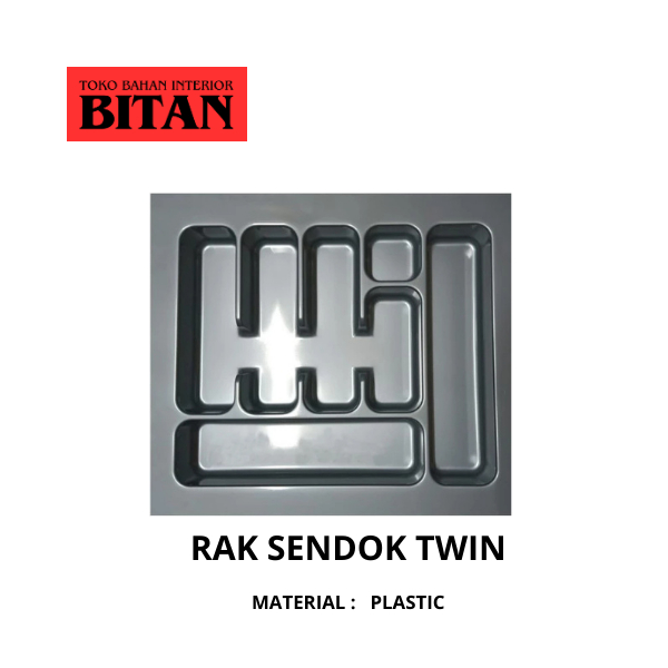 RAK SENDOK PLASTIK TWIN
