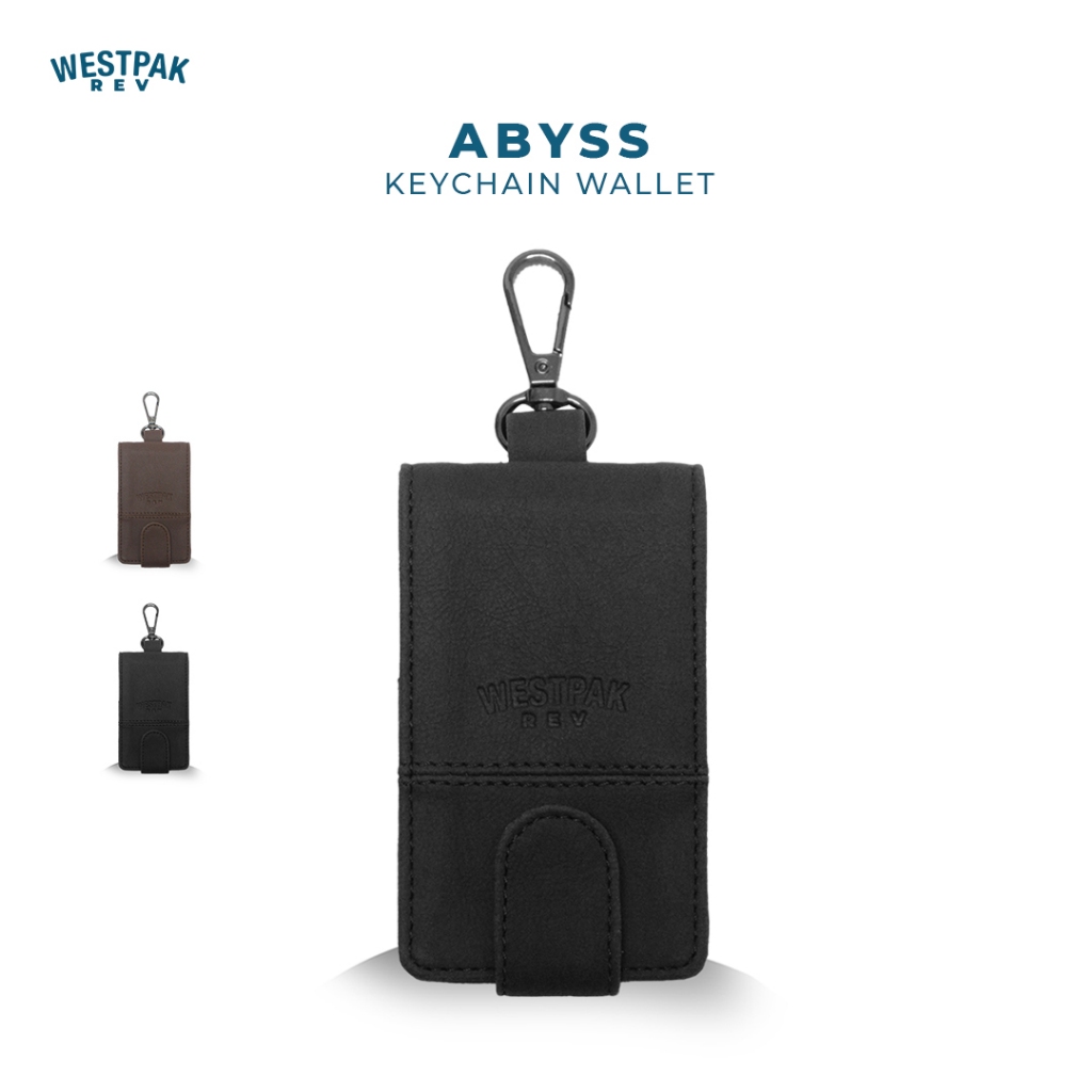 Keychain - Westpak REV Abyss - Gantungan Kunci Kulit Motor Dompet STNK Pria Wanita
