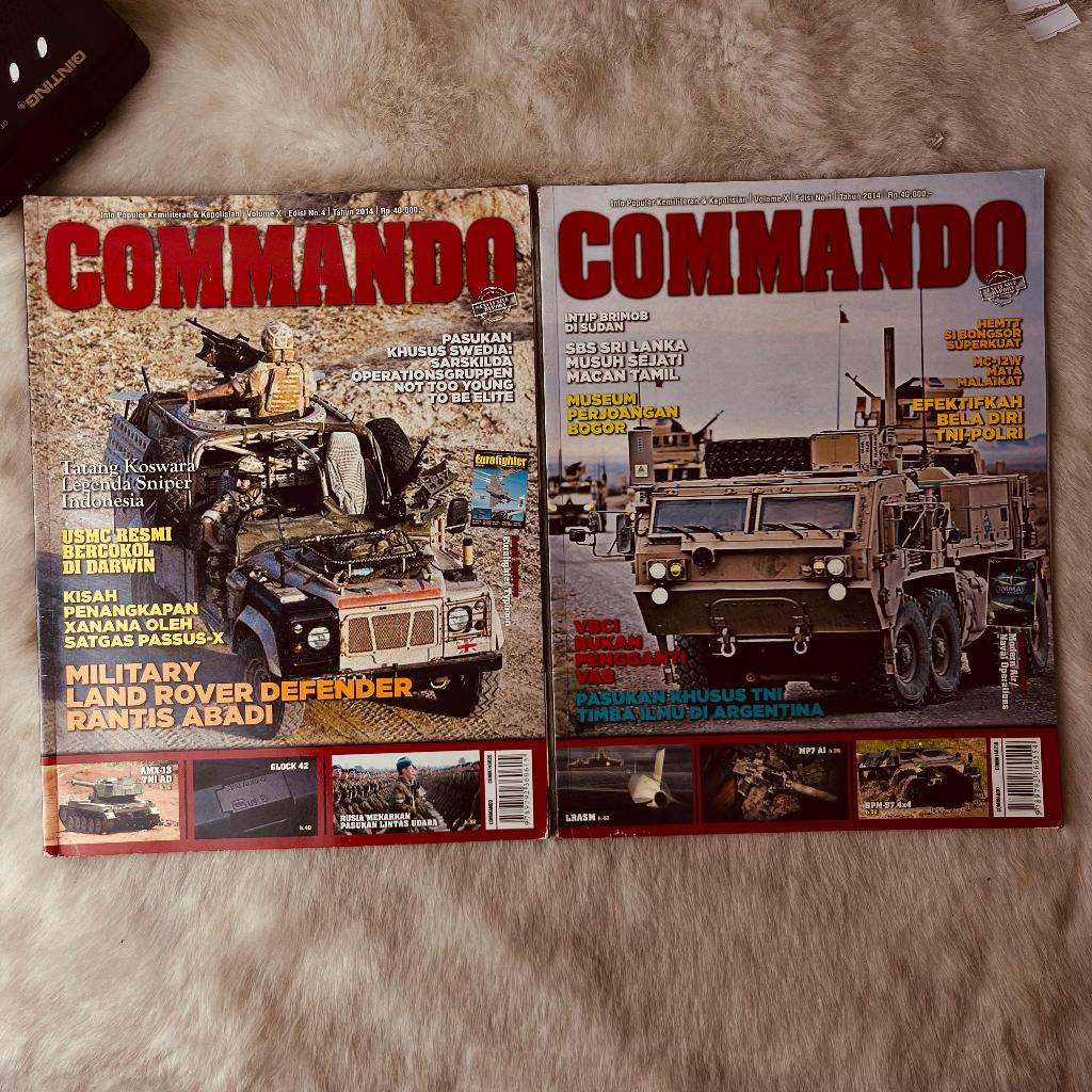 Majalah COMMANDO / Majalah Commando Info Populer Kemiliteran & Kepolisian