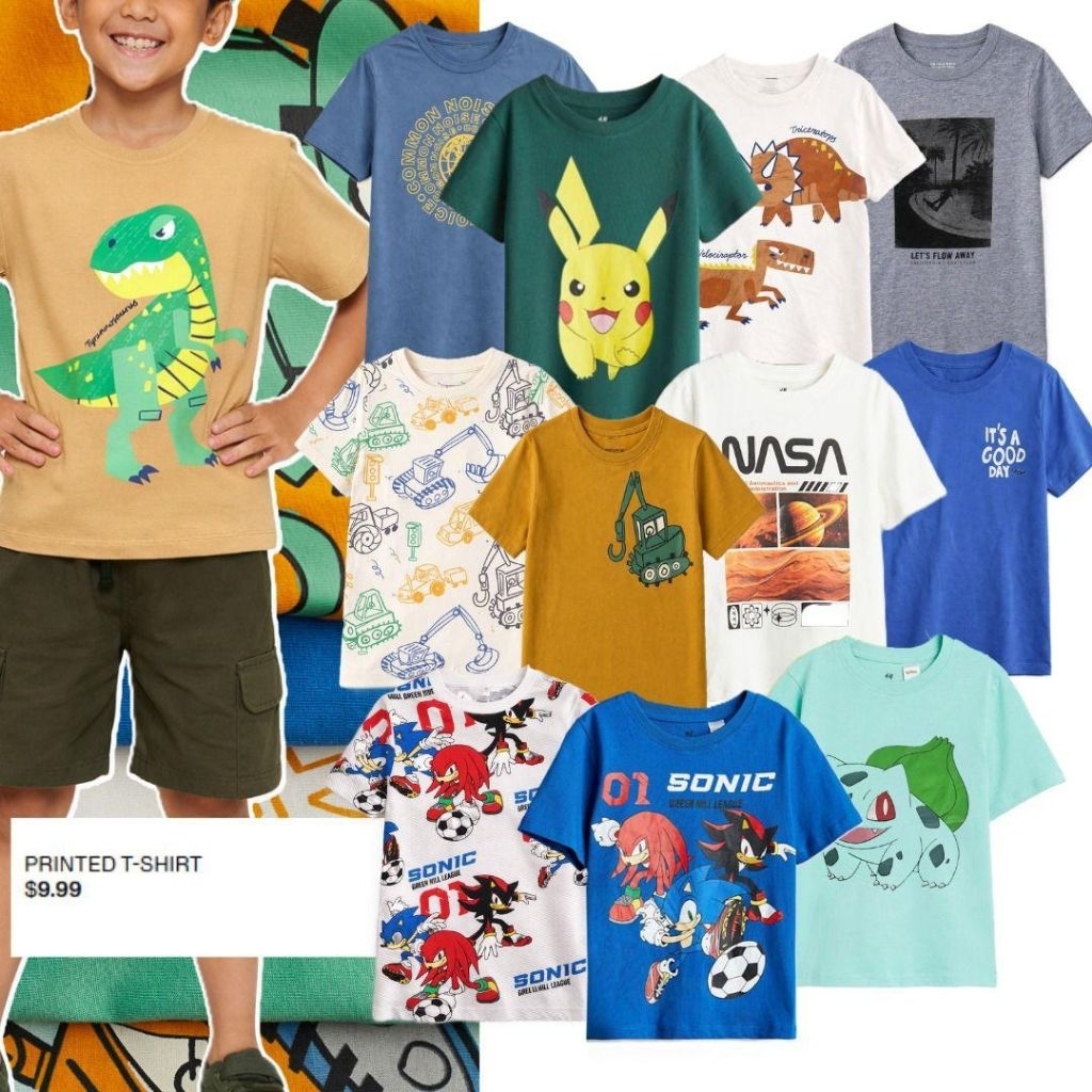 kaos anak laki laki hm