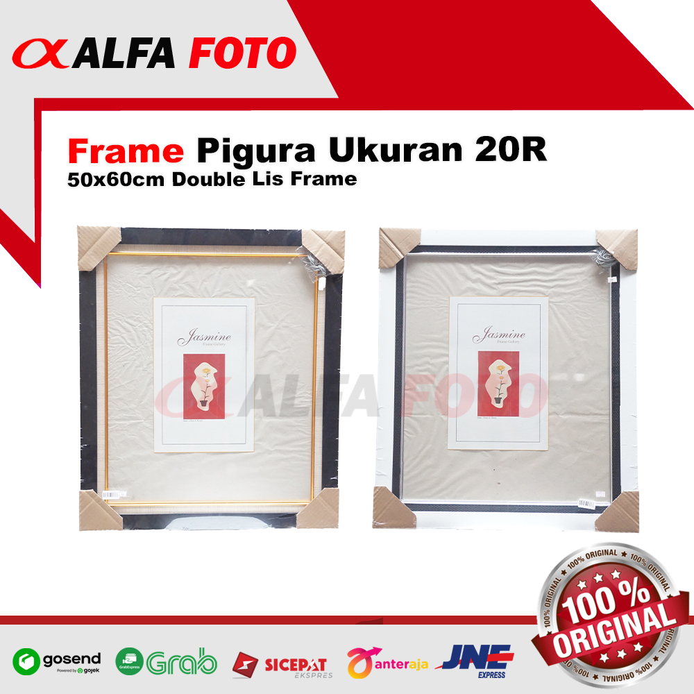 Bingkai Frame Pigura Ukuran 20R  50x60cm Double Lis Frame