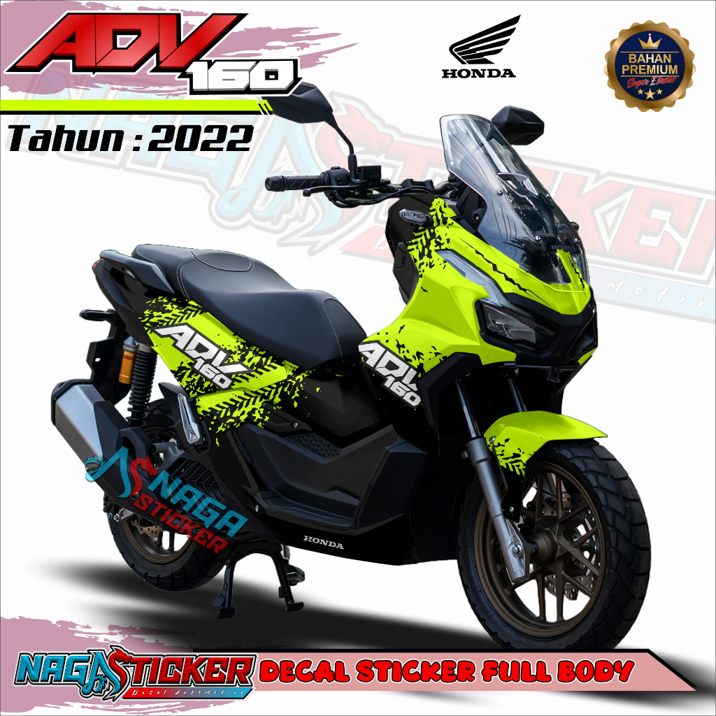 [COD] Sticker ADV160 Decal Motor Full Body Honda ADV 160 Livery Brusher ANV14 Desain Bisa Custom