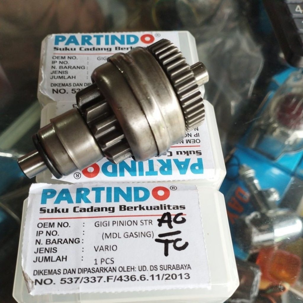 GIGI PINION MINION STATER GRANAT STATER GANGSING HONDA MATIC VARIO 110 VARIO 125  BEAT CARBU BEAT F1