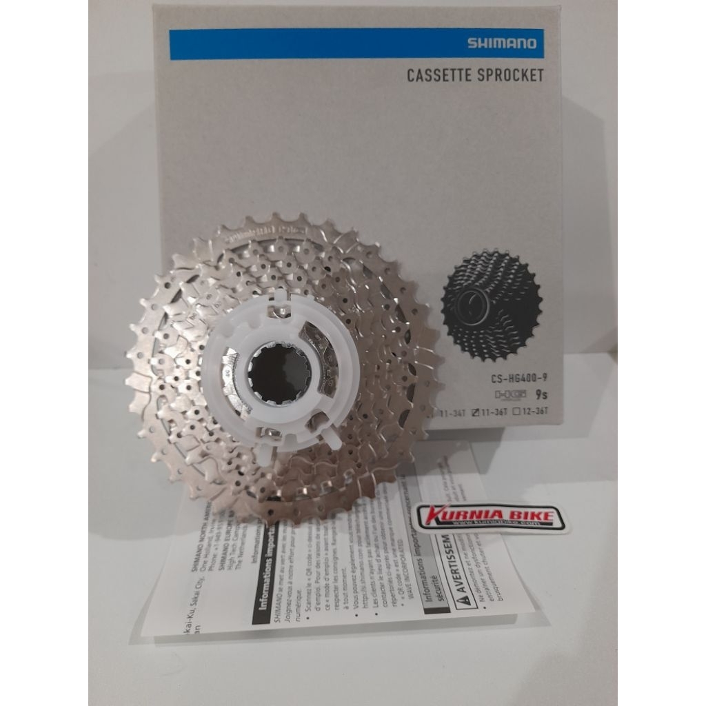 sprocket shimano 9 speed hg400 t36