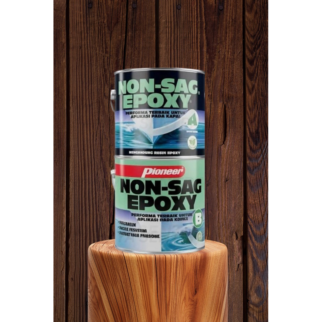 Lem Pioneer Non Sag Epoxy Gallon 6.5kg+6.3kg Lem Kapal Epoxy
