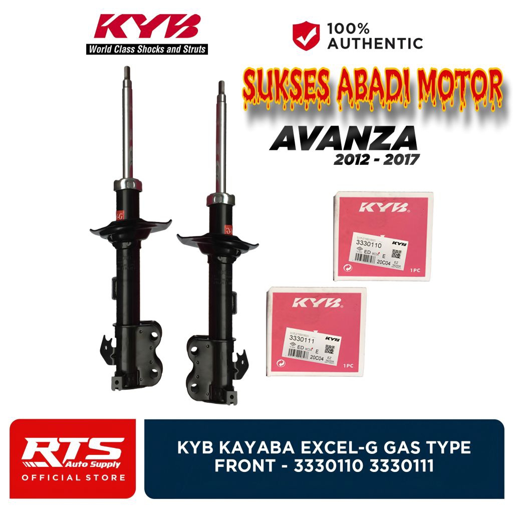 SHOCK BREAKER DEPAN NEW AVANZA VELOZ TAHUN 2012-2021 KYB EXCEL G ORIGINAL