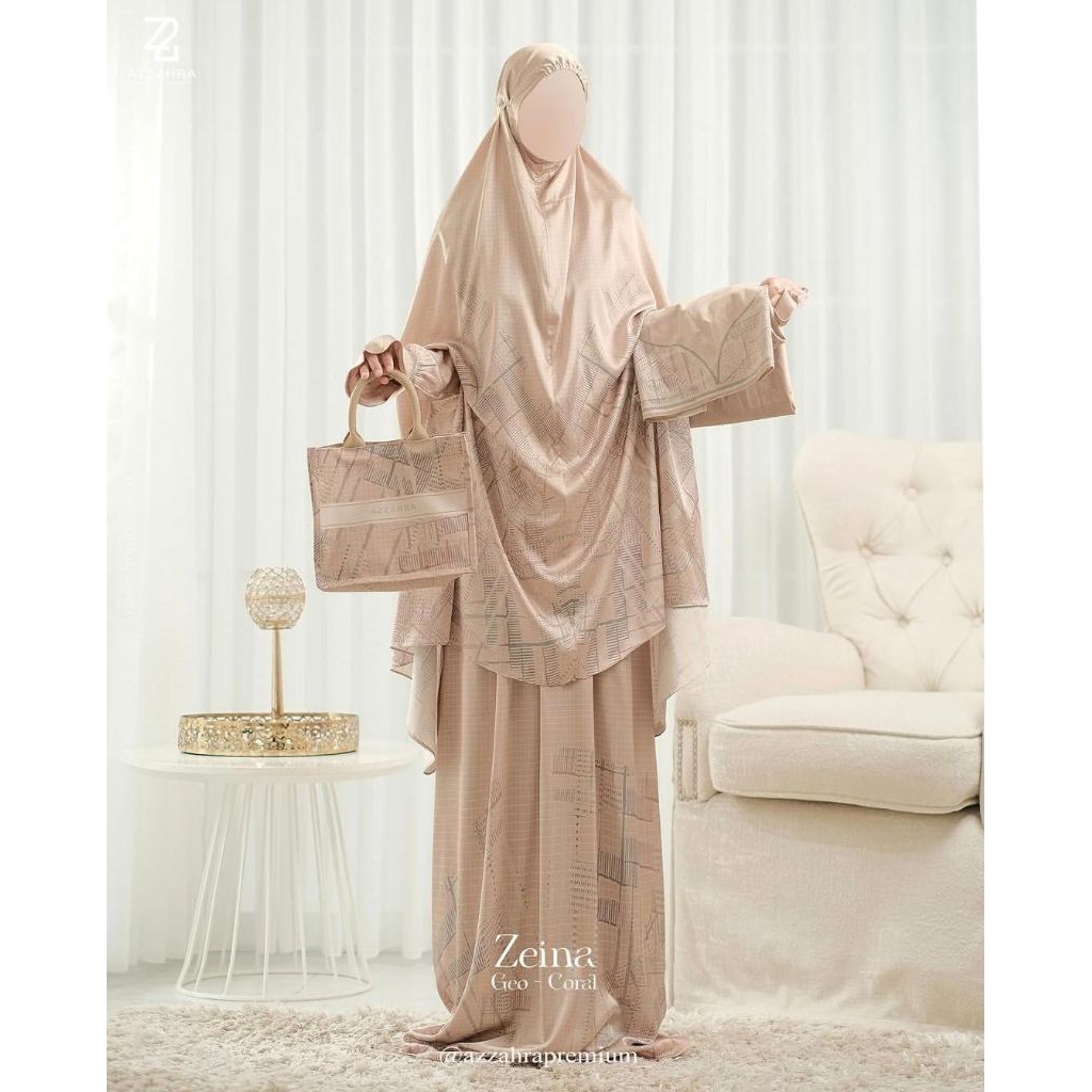 Zeina Prayer Set dari Azzahra Premium Syari